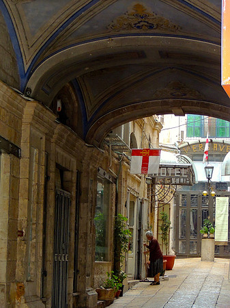 In the Old City of Jerusalem.